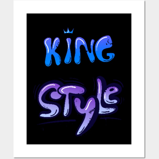 KING STYLE SET DESIGN Wall Art by The C.O.B. Store